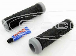 TORC1 RACING ATV/BMX GRIPS, SET OF BLACK OR GREY DESIGN