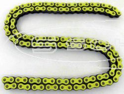 RK CHAIN 420MS SPECIALLY REINFORCED 112 LINKS/ROLLING YELLOW