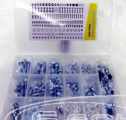 SCHREMS FACTORY SET OF BOLTS AND WASHERS, 160 PIECES ALL SUZUKI RM/RMZ MODELLE