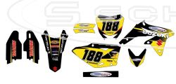 IHR WUNSCH DEKOR KIT VON SCHREMS RACING KOMPLETT SUZUKI RMZ