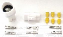 SCHREMS 3-PIN SEALED CONNECTOR SET WHITE