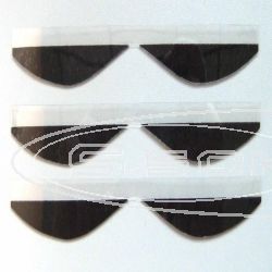 SCHREMS ROLL OFF VISOR MUDFLAP VISOR STRIPES  3 PIECES SMITH WARP