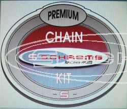 SCHREMS REAR SPROCKET ALU HUSQVARNA 88-89