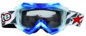 ARIETE MX GOGGLE GLAMOUR BLUE-WHITE