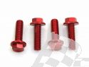 SCHREMS FLANGEHEADBOLTS ALU M6X12 MM 4-PACK WRENCH 8 MM M6X12 RE