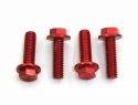 SCHREMS FLANGEHEADBOLTS ALU M6X16 MM 4-PACK WRENCH 8 MM M6X16 RE