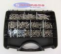 SCHREMS BOLT BOX M6 20 OF EACH 2 DIFFERENT WASHERS + N6 NUTS M6