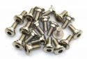 SCHREMS BRAKE DISK BOLT M6 KX/KXF/ RMZ 20-PACK M6 CHROME