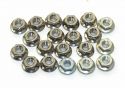 SCHREMS FLANGEHEADNUT M6 (20PCS) M6 CHROME