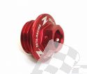 ZETA OIL FILLER PLUG KAWASAKI KX 250 05- KX250/450F 04- RED