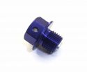 ZETA LABLASSSCHRAUBE ALU M10X22-P1.5 KAWASAKI KLX 450R 08- BLAU