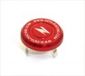 ZETA STEERING STEM CAP ALU 13-17.5MM VARIABLE RED