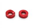 SCHREMS RIM LOCK SPACER ALU (2PCS) RED