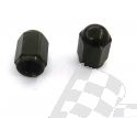 SCHREMS AIR VALVE CAP ALU (2PCS) BLACK