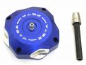 SCHREMS TANKDECKEL ALU KTM -06 / HUSABERG -08/ SU LT ALLE BLAU