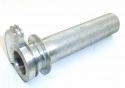 SCHREMS THROTTLE TUBE ALUMINIUM KTM 2-STROKE SX 85, EXC / SX 125-500 95 - WITH DOMINO THROTTLE GRIP AND OTHER MODELS
