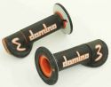 DOMINO GRIP SET OFF ROAD EXPERIENCE BLACK/ORANGE/GREY