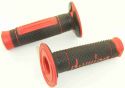 DOMINO GRIP SET OFF ROAD NEW TWO-COLOUR BLACK/RED