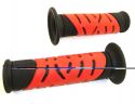 GRIFFGUMMI SET ROAD RACING LNGE 120 MM ROT-SCHWARZ