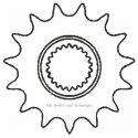 ESJOT FRONT SPROCKET GAS GAS 125-450 520-14