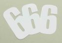 SCHREMS STICK NUMBER 11 CM 3-PACK WHITE 6/9