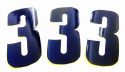 SCHREMS KLEBENUMMER 14 CM 3-PACK BLAU 3