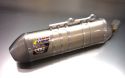 HGS SILENCER T2 TRIANGULAR TITANIUM MOTO CROSS HONDA CRF 250R 10-13