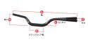 ZETA LENKER FAT SX-3 28,6 MM SCHWARZ HONDA CR/CRF 03-