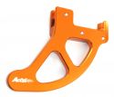 SCHREMS DISC GUARD ALU REAR ORANGE KTM ALL EXC/SX/SX-F 125-530 04-