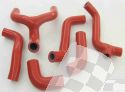 DRC RADIATOR HOSE KIT DURABLE SILICON RED