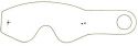 125.2208-C POLYWEL TOP-VIEW 10 TEAR OFFS  OAKLEY PRO CLEAR