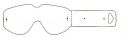 125.2211-C POLYWEL TOP-VIEW 10 TEAR OFFS  ARNETTE S1 CLEAR