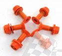 SCHREMS ŠROUB DO ROZETY 6 PACK ORANGE KLČ 12 MM M8X30 8.8