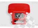 UFO LAMPENMASKE HALOGEN HONDA XR 250/400R 96- ROT