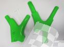 UFO FRAME GUARDS KAWASAKI KDX 200 90-94 GREEN