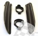 UFO FORK SLIDER PROTECTORS KAWASAKI KX 85 98-13 BLACK