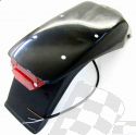 UFO REAR FENDER WITH LIGHT ENDURO KTM 125-360 93-97 BLACK