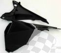 UFO AIR BOX COVER KTM EXC/EXCF 14- BLACK