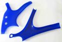 UFO FRAME GUARDS YAMAHA YZ 125/250 02-04 REFLEX-BLUE