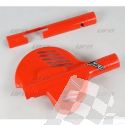 UFO FRONT DISC GUARD HONDA XR 600R 88-02 ORANGE