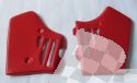 RADIATOR SHROUDS SET YAMAHA YZ 250 84-85 RED