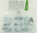 SCHREMS FACTORY SET OF BOLTS AND WASHERS, 160 PIECES ALL KAWASAKI KX/KXF