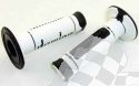 DOMINO GRIP SET OFF ROAD NEW TWO-COLOUR BLACK/WHITE