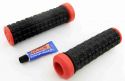 TORC1 RACING ATV/BMX GRIFFGUMMI SET OFF ROAD GESCHLOSSEN SCHWARZ/ROT