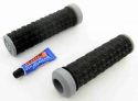 TORC1 RACING ATV/BMX GRIPS, SET OF BLACK OR GREY DESIGN