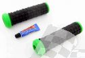 TORC1 RACING ATV/BMX GRIPS, SET OF BLACK OR GREEN DESIGN