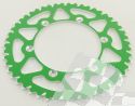 SCHREMS REAR SPROCKET ALU-STEEL FUSION PREMIUM 49-Z GREEN/BLACK KAWASAKI KX 125-250 1980-/ KX 500 83-/ KX-F 250/450 04-, SUZUKI RMZ 250 04-06