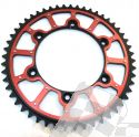 SCHREMS REAR SPROCKET ALU-STEEL FUSION EXTRA-PREMIUM 48-Z RED/BLACK HONDA CR 125-500 1983-/CRF 250/450 02-/XR 250/400 96-, BETA RR MODELS 13-