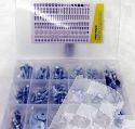 SCHREMS FACTORY SET OF BOLTS AND WASHERS, 160 PIECES ALL SUZUKI RM/RMZ MODELLE