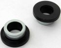 SCHREMS WHEEL  SPACER REAR SUZUKI DRZ 400 00- SILVER/BLACK